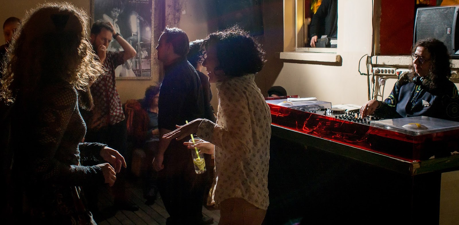 Gizli Bahce late-night bar with low lighting above Nevizade in Beyoglu, Istanbul