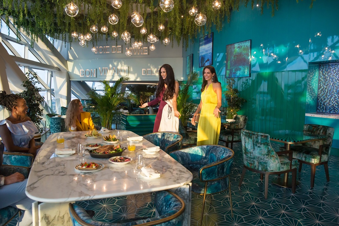 Cyan Bar Abu Dhabi bar interior