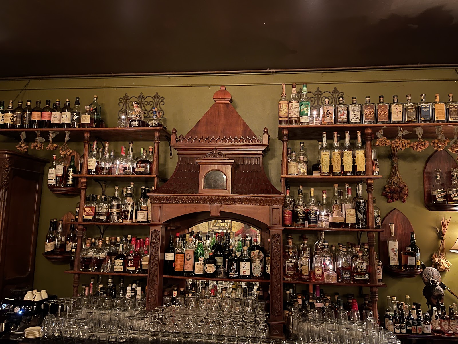 The Crow & Quill Asheville bar interior
