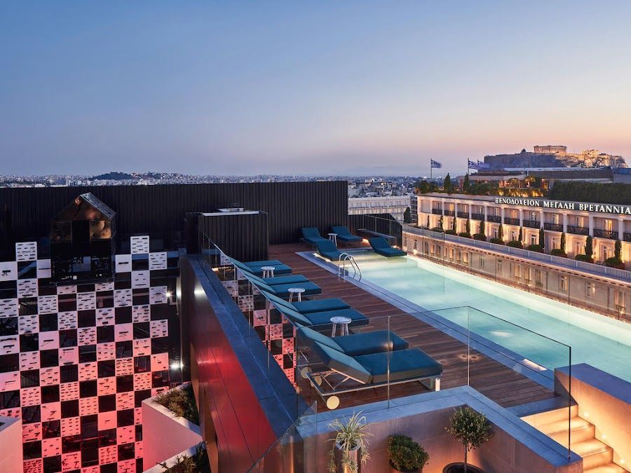 Sky Bar at Athens Capital Hotel, Athens