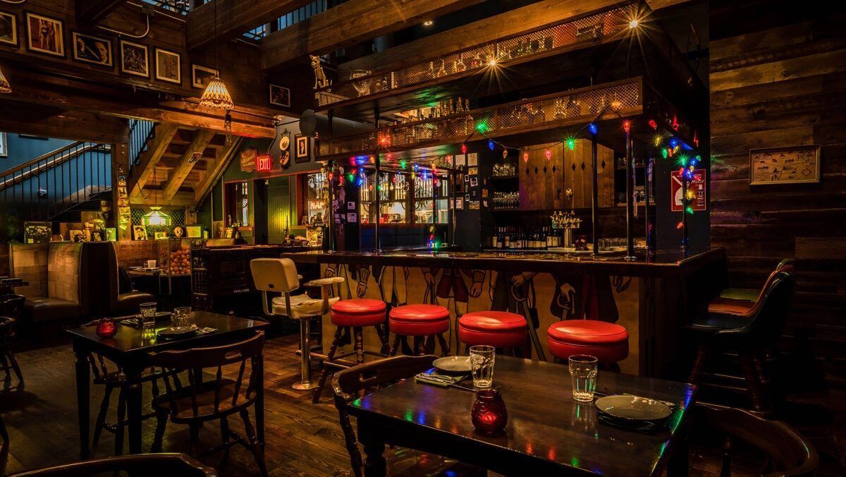 The Ticonderoga Club cocktail bar interior, Inman Park Atlanta