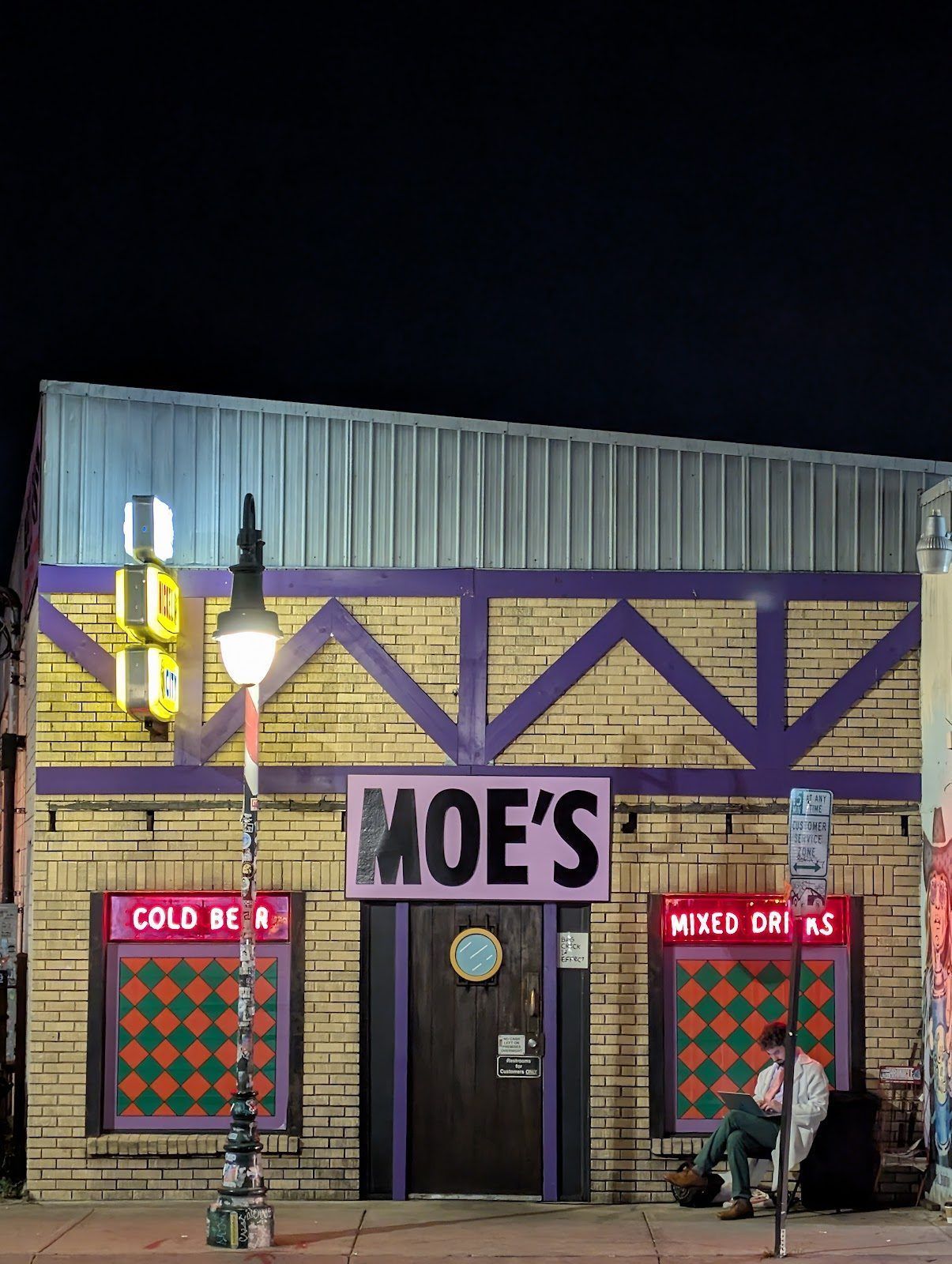 Nickel City dive bar interior East Austin