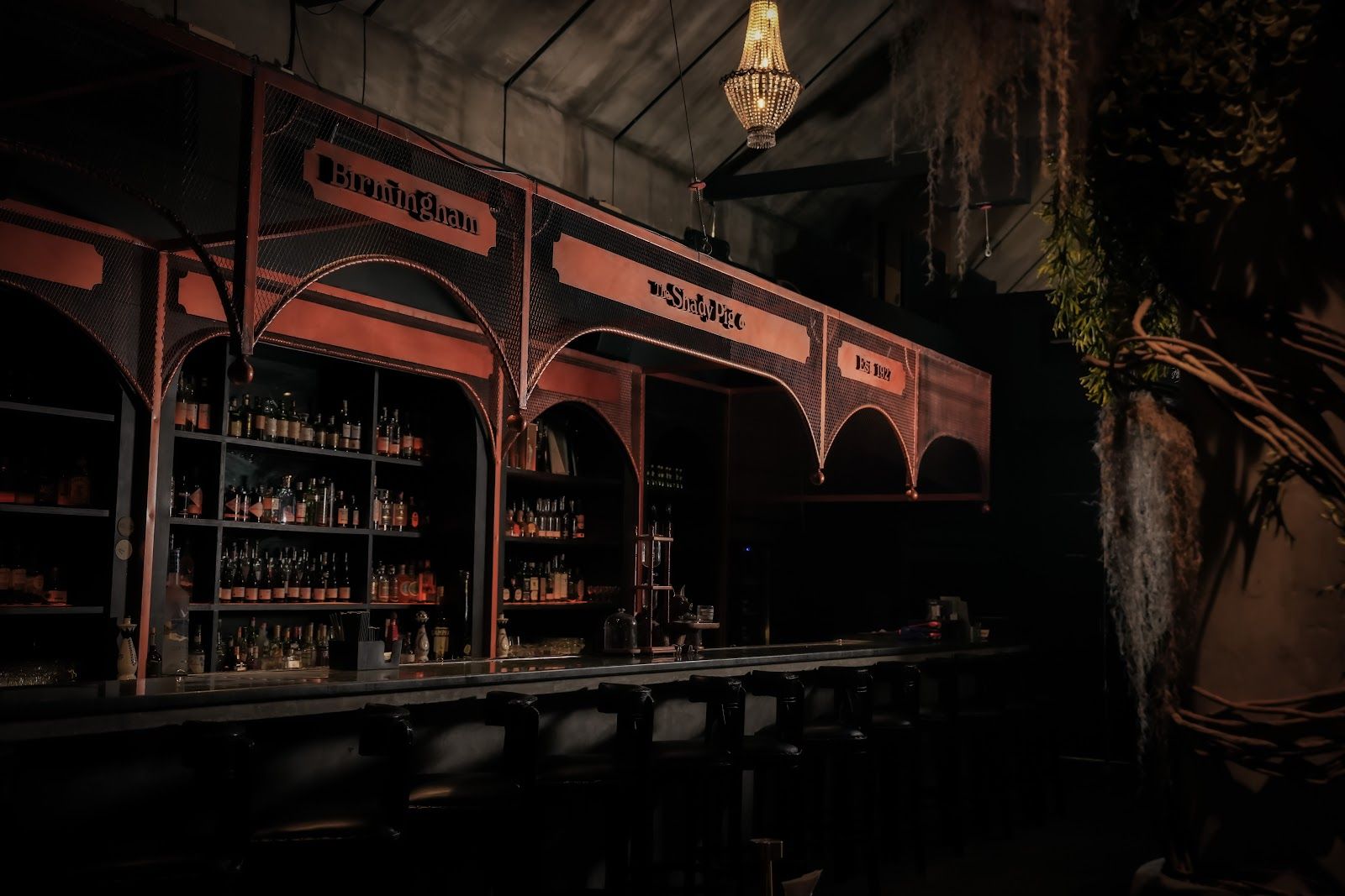 The Shady Pig Bali bar interior