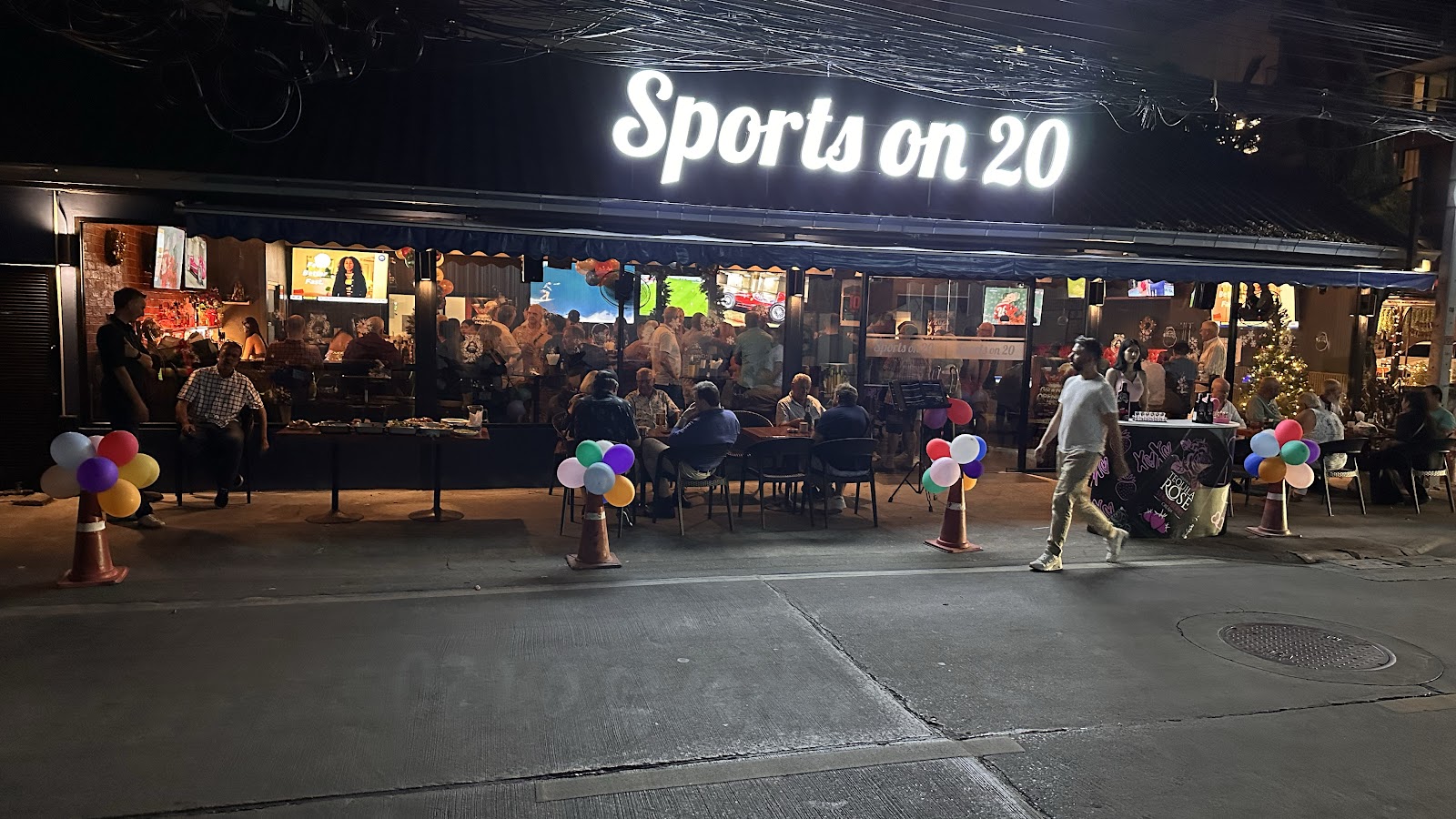 Sports on 20 sports bar interior on Sukhumvit Soi 20, Bangkok