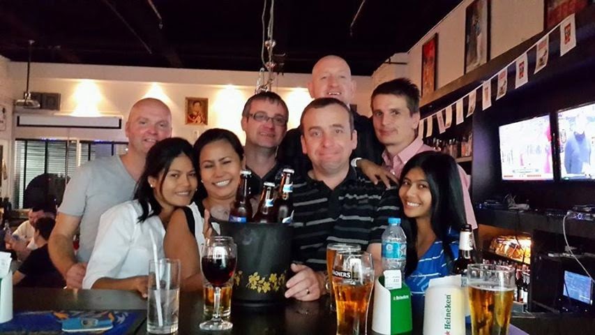 The Sportsman sports bar interior off Sukhumvit Soi 13, Bangkok