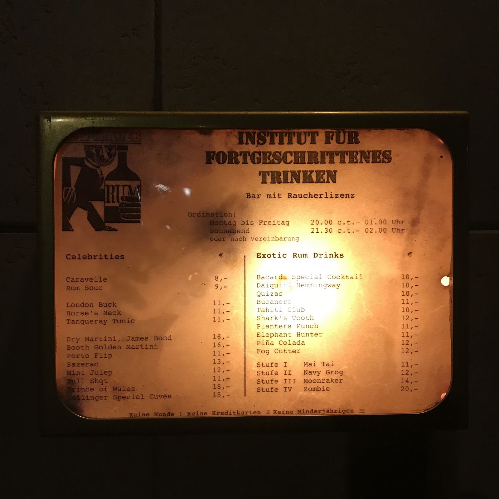 Rum Trader in Berlin