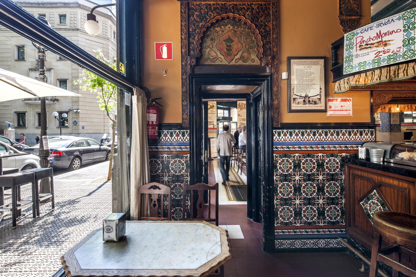 Café Iruña Bilbao bar interior