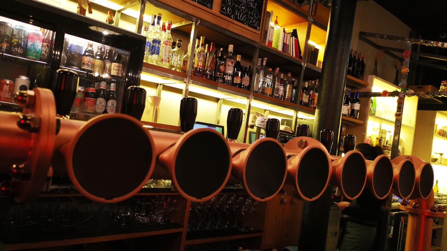 Singular Bilbao bar interior