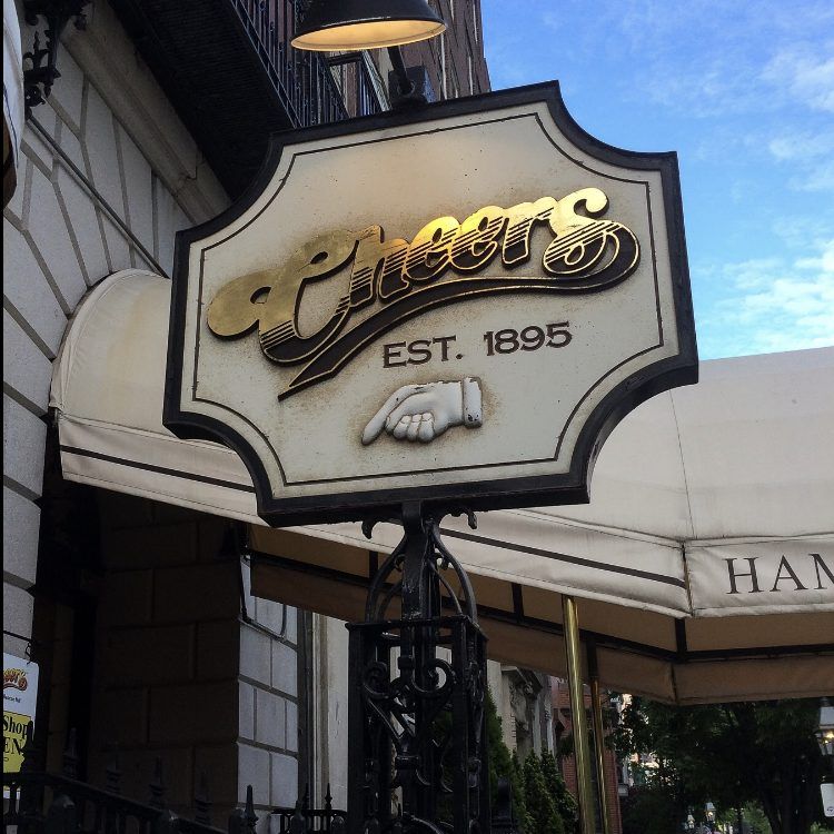 Cheers Beacon Hill Boston bar interior