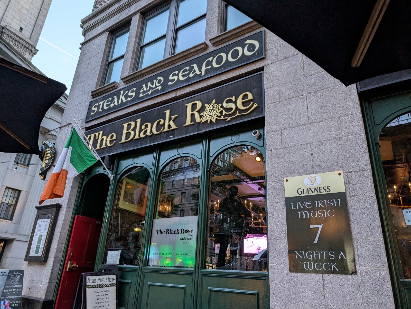 The Black Rose, Boston