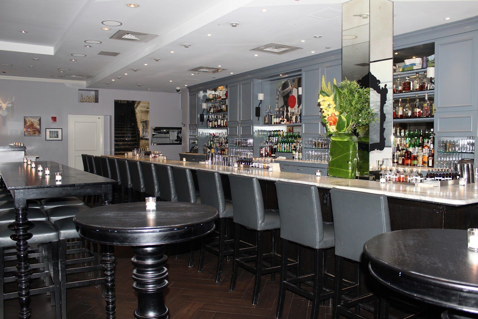 The Hawthorne cocktail bar interior, Kenmore Square Boston