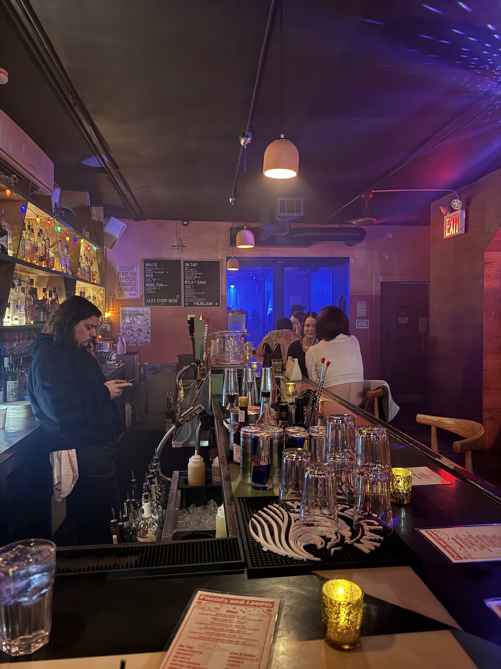 Friends and Lovers Brooklyn bar interior