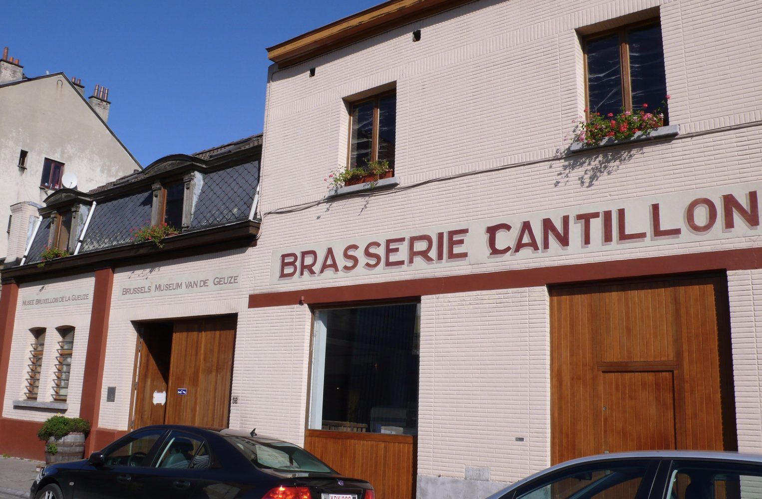 Cantillon Brewery Brussels, oak lambic barrels