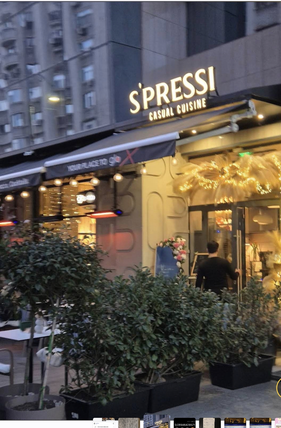 Sissi Restro Bistro Bucharest bar interior
