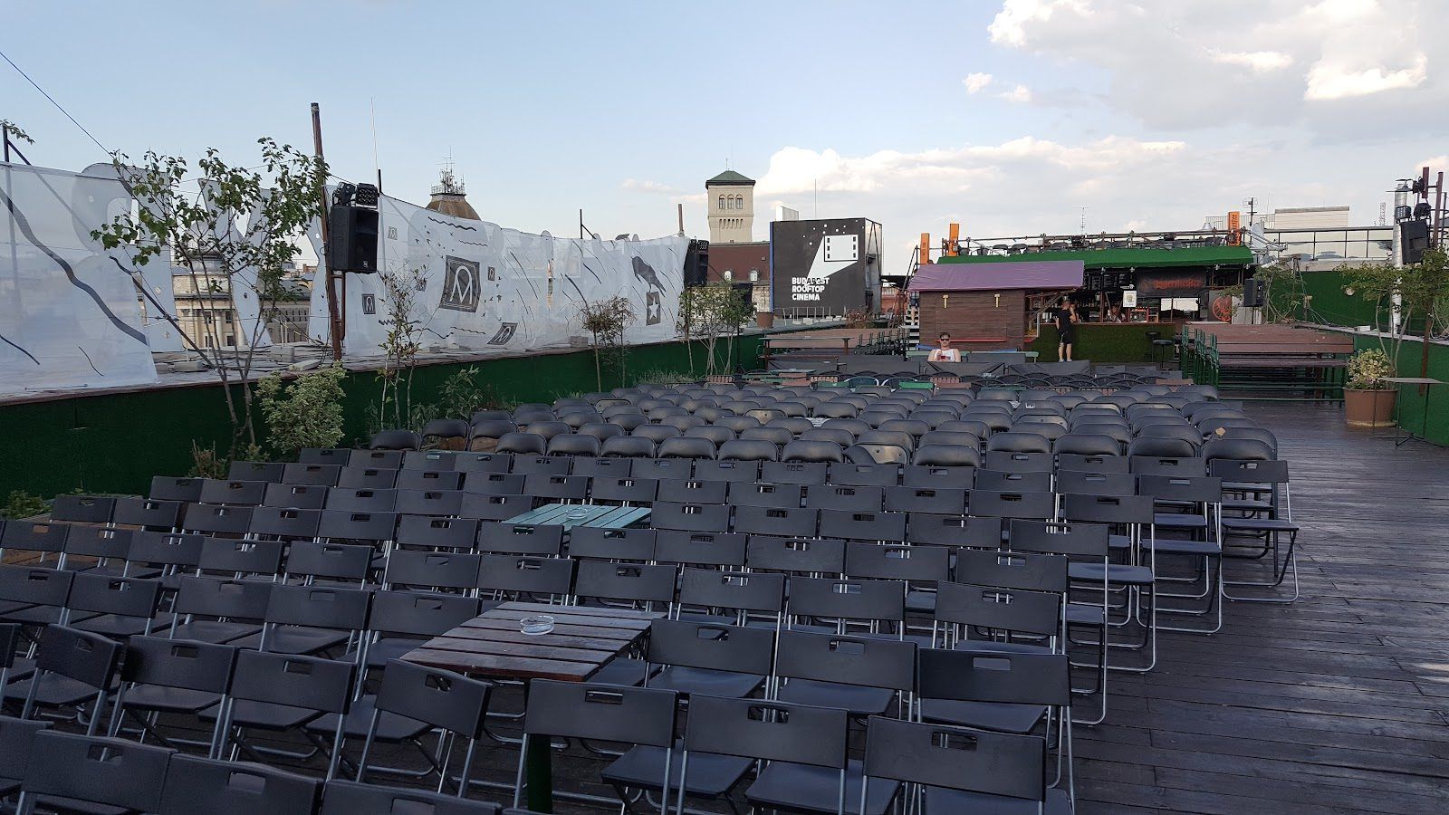 Corvintetö rooftop bar Budapest panoramic city view