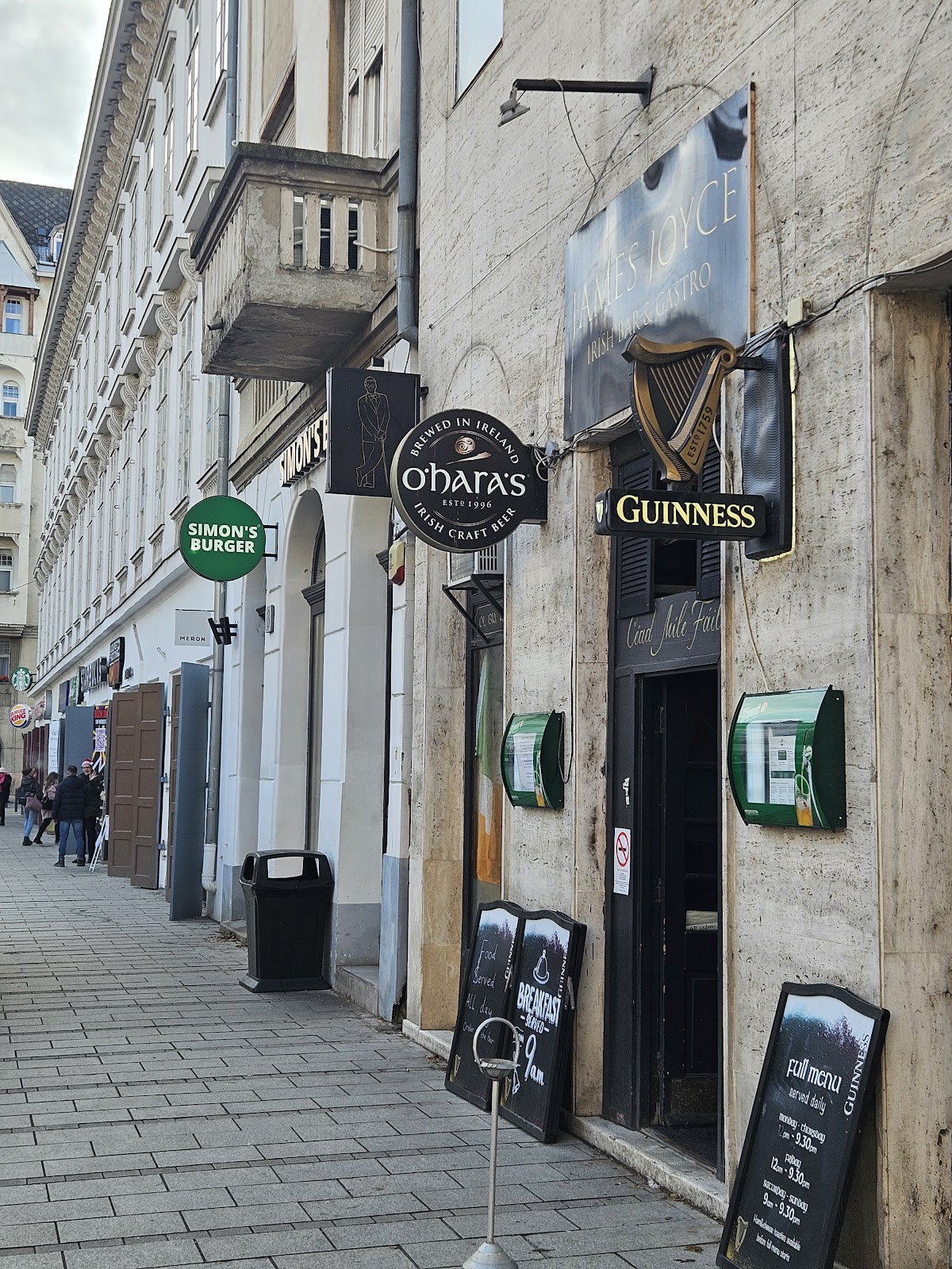 James Joyce, Budapest