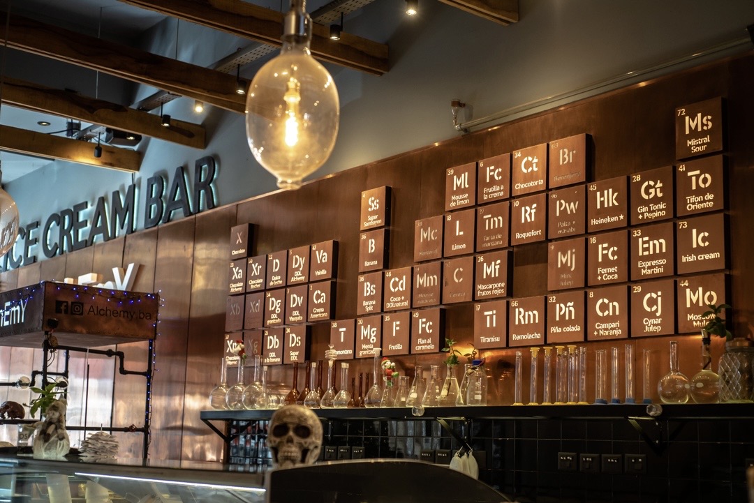 Alchemy cocktail ice cream lab, Palermo Hollywood, Buenos Aires