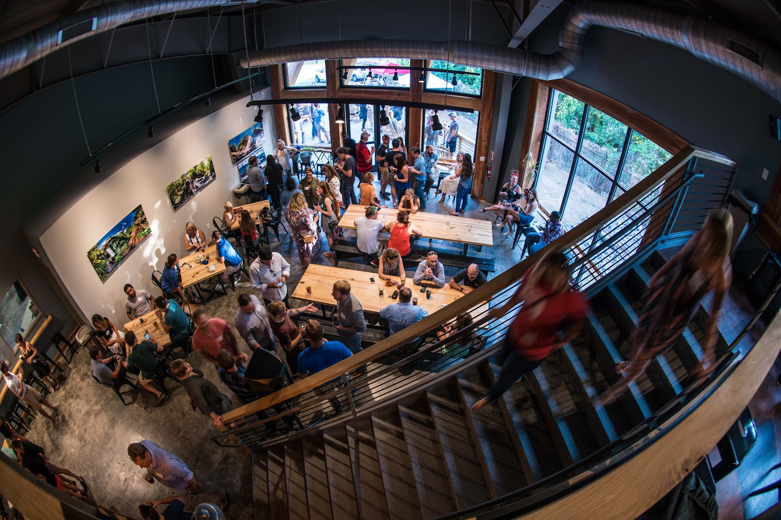 Blue Blaze Brewing Charlotte bar interior