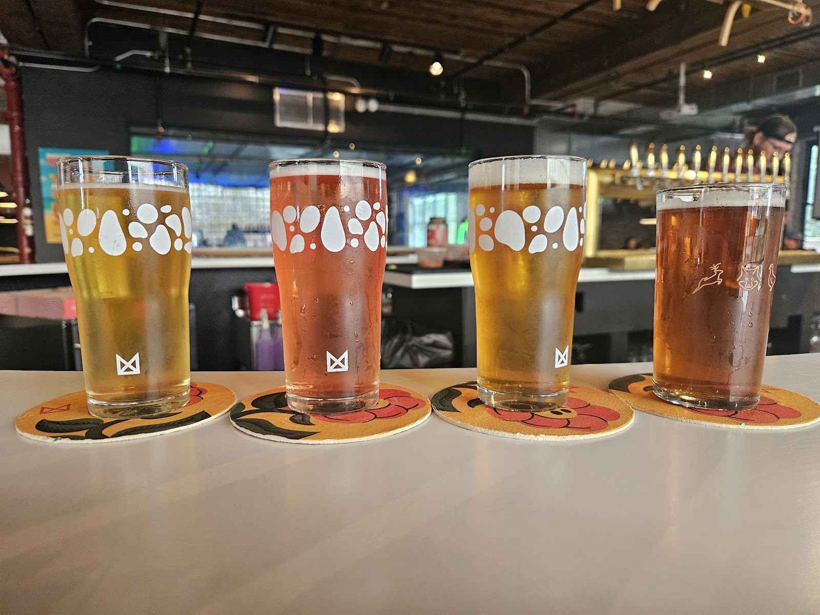 Marz Community Brewing taproom with art-forward cans on Chicago's South Side near Bridgeport