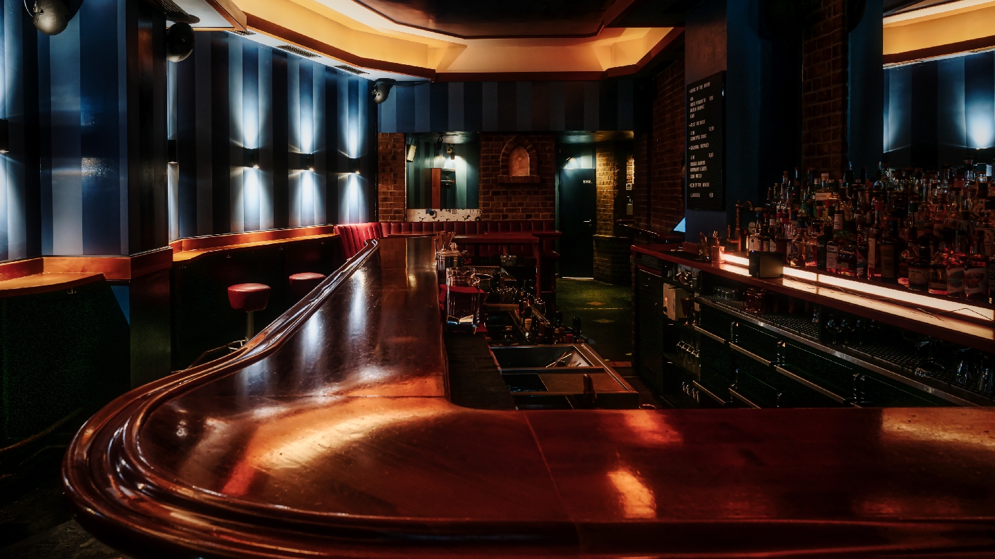 Spirits Cologne bar interior