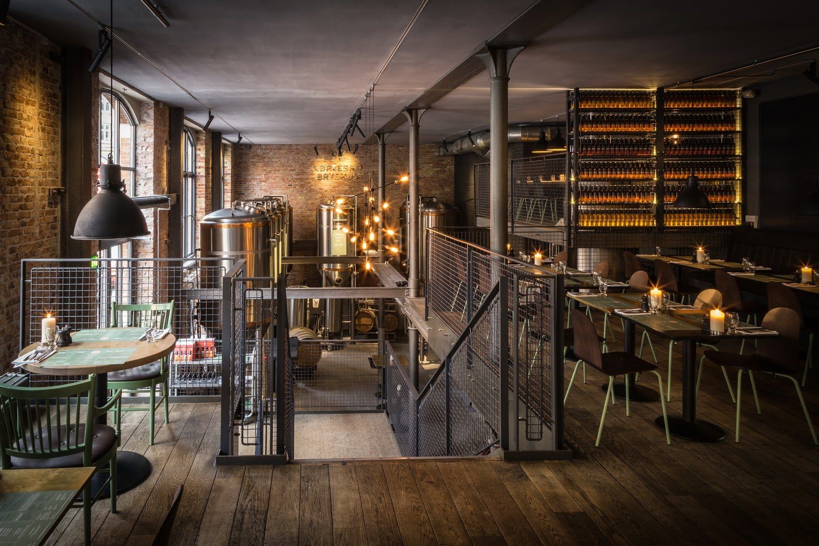 Norrebro Bryghus Rooftop Copenhagen bar interior