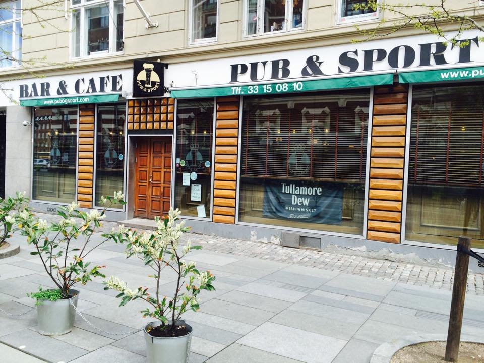 Pub and Sport sports bar on Vester Voldgade, Copenhagen