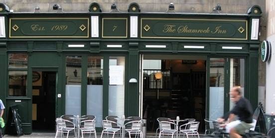 The Shamrock Inn Irish bar on Jernbanegade, Copenhagen