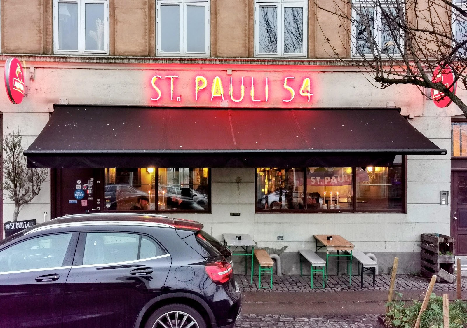 StPauli Minibar interior on Halmtorvet in Vesterbro, Copenhagen