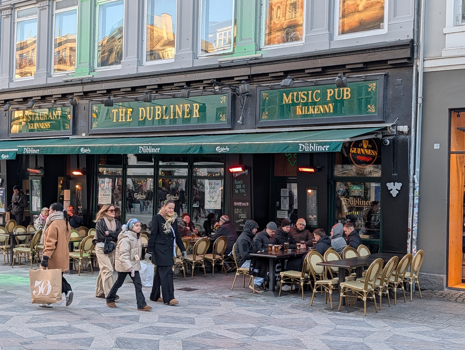 The Dubliner Irish pub on Amagertorv, Copenhagen