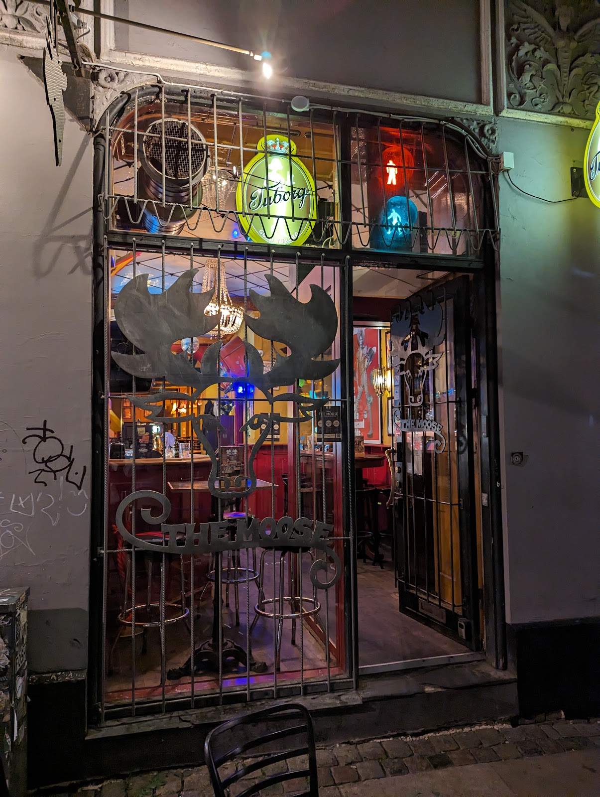 The Moose late-night bar interior in Indre By, Copenhagen