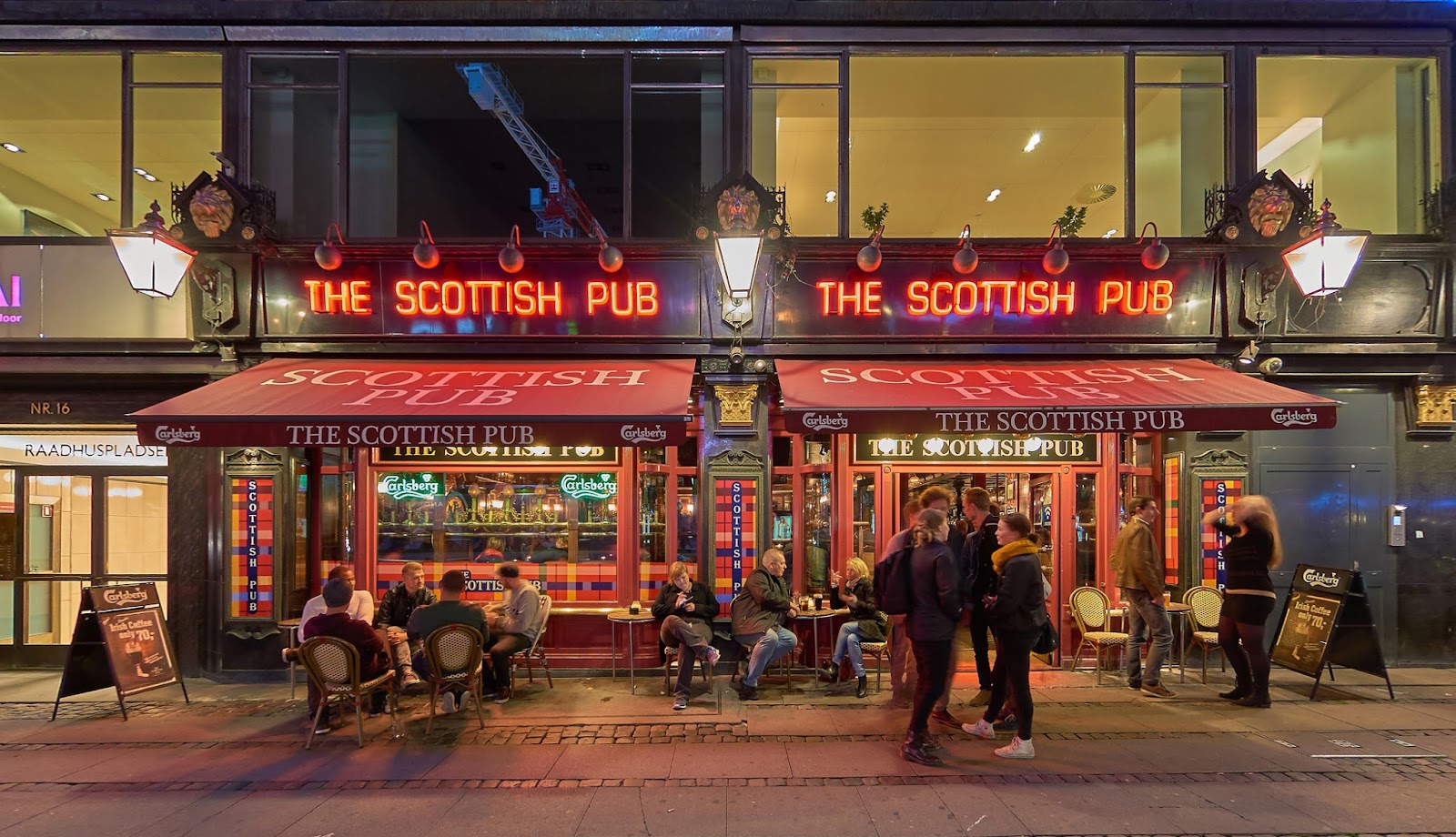 The Scottish Pub interior on Rådhuspladsen, Copenhagen