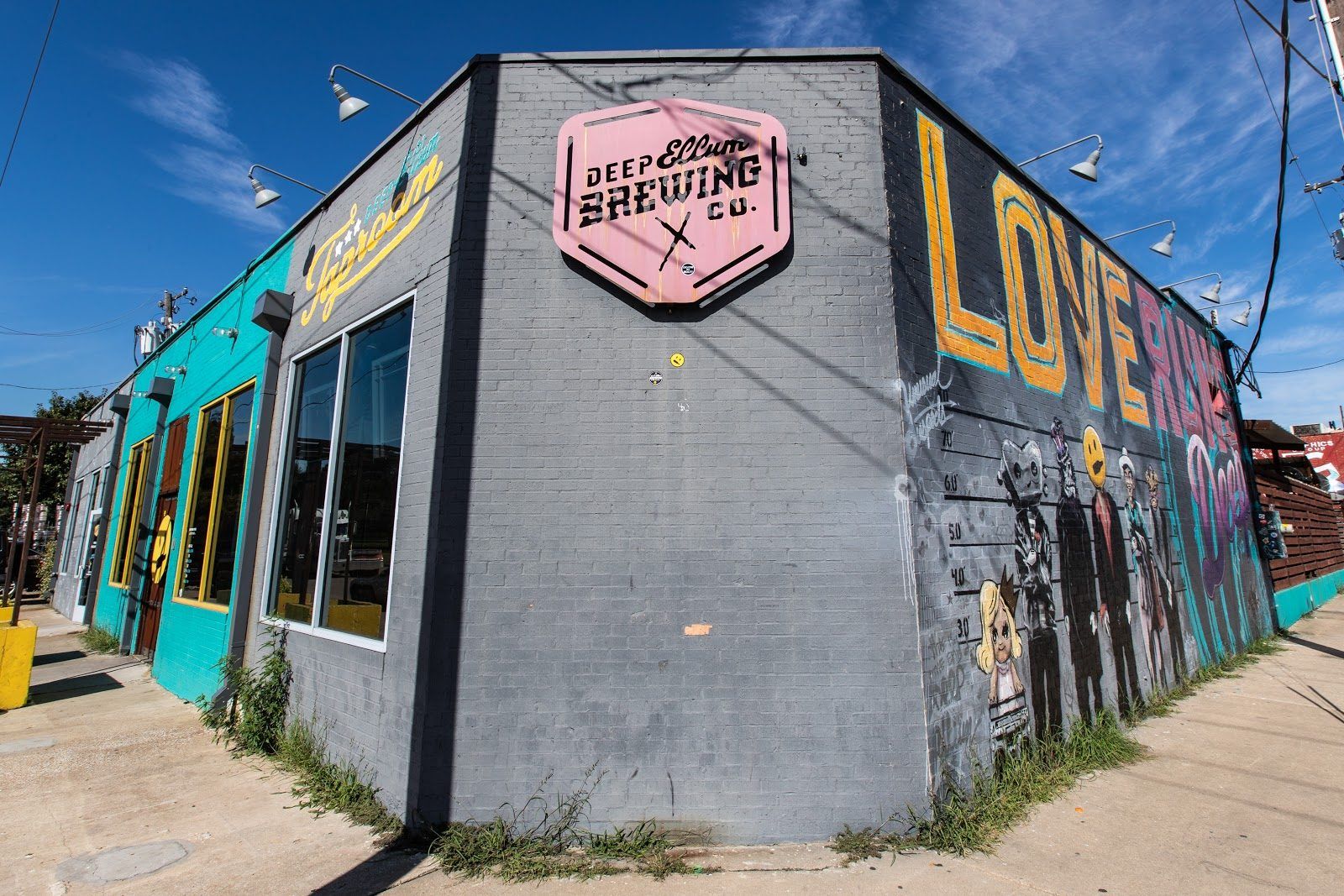 Deep Ellum Brewing Company Dallas bar interior