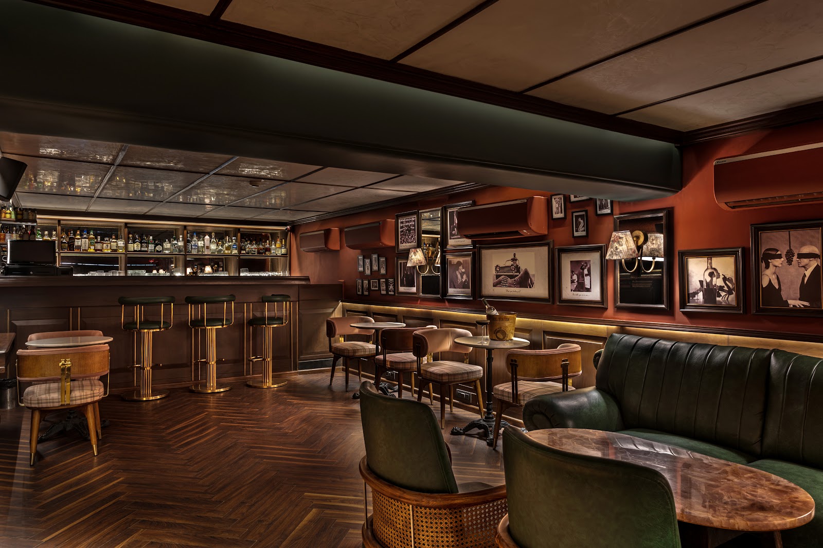 PCO (Pass Code Only) Delhi bar interior