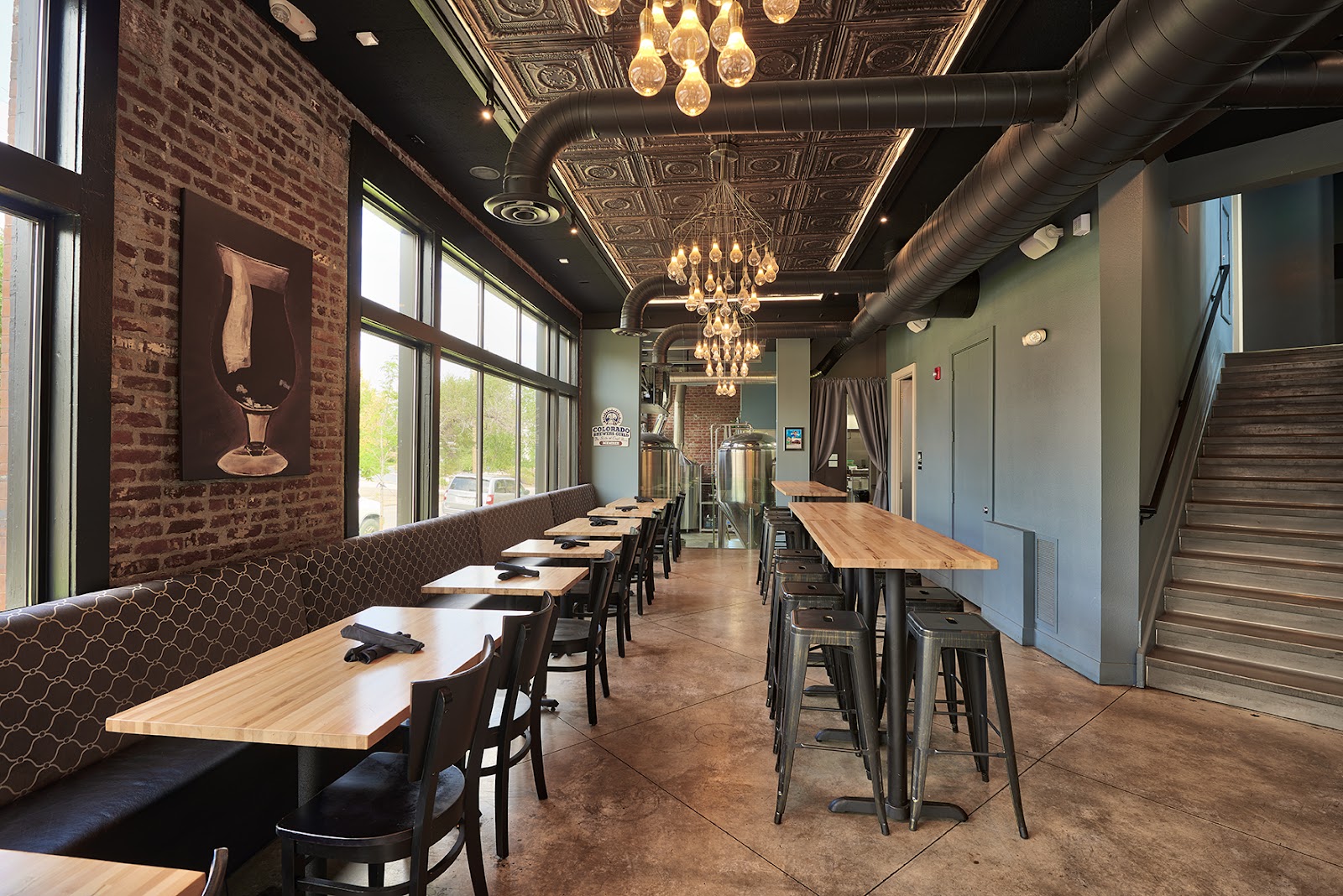 Briar Common Brewery taproom interior, Jefferson Park Denver