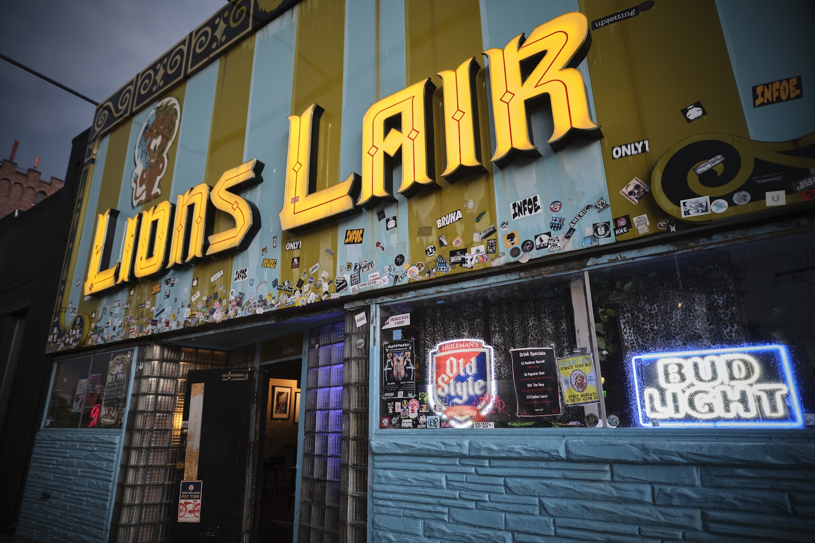 Lion's Lair live music dive bar interior, East Colfax Denver