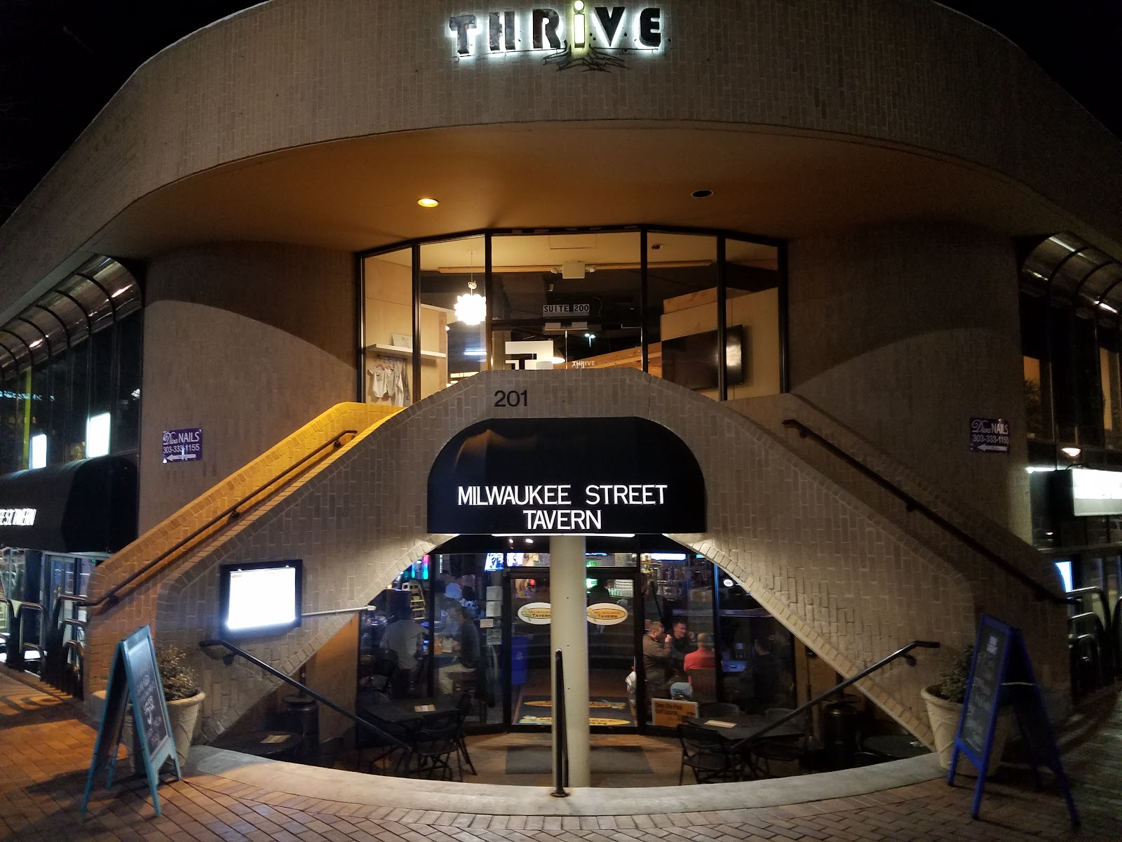Milwaukee Street Tavern sports bar interior in Cherry Creek Denver