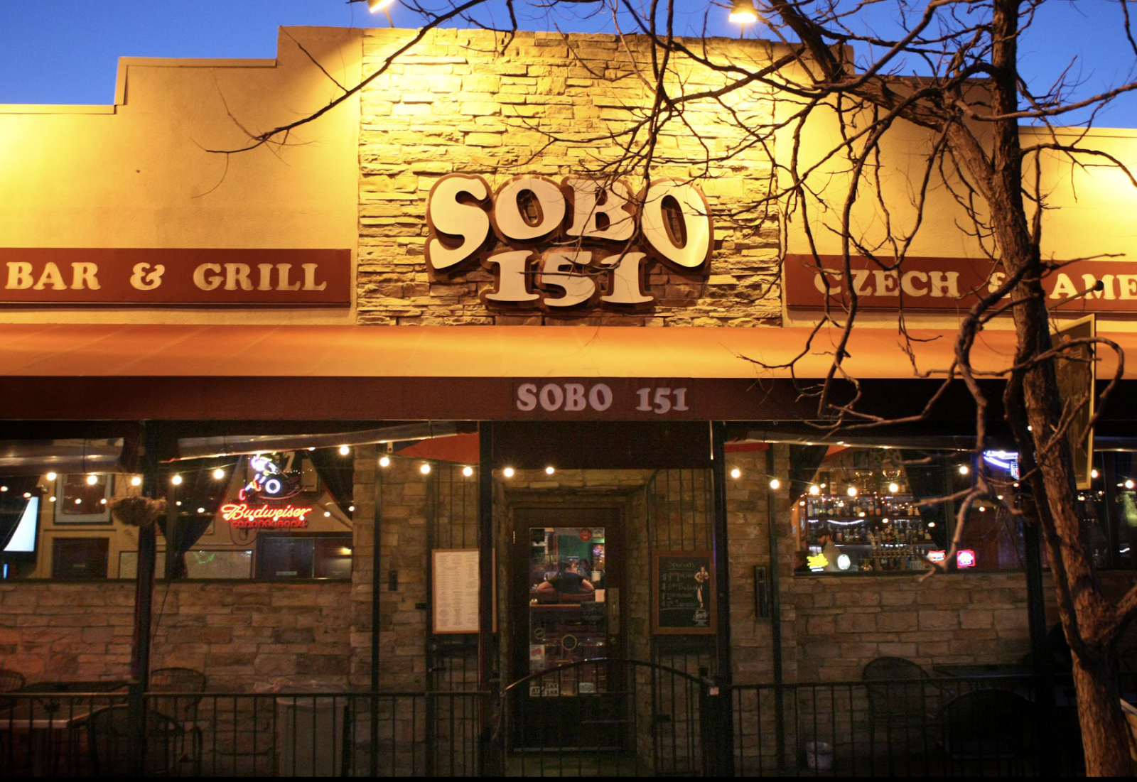 Sobo 151 Czech bar and grill interior on South Broadway Denver