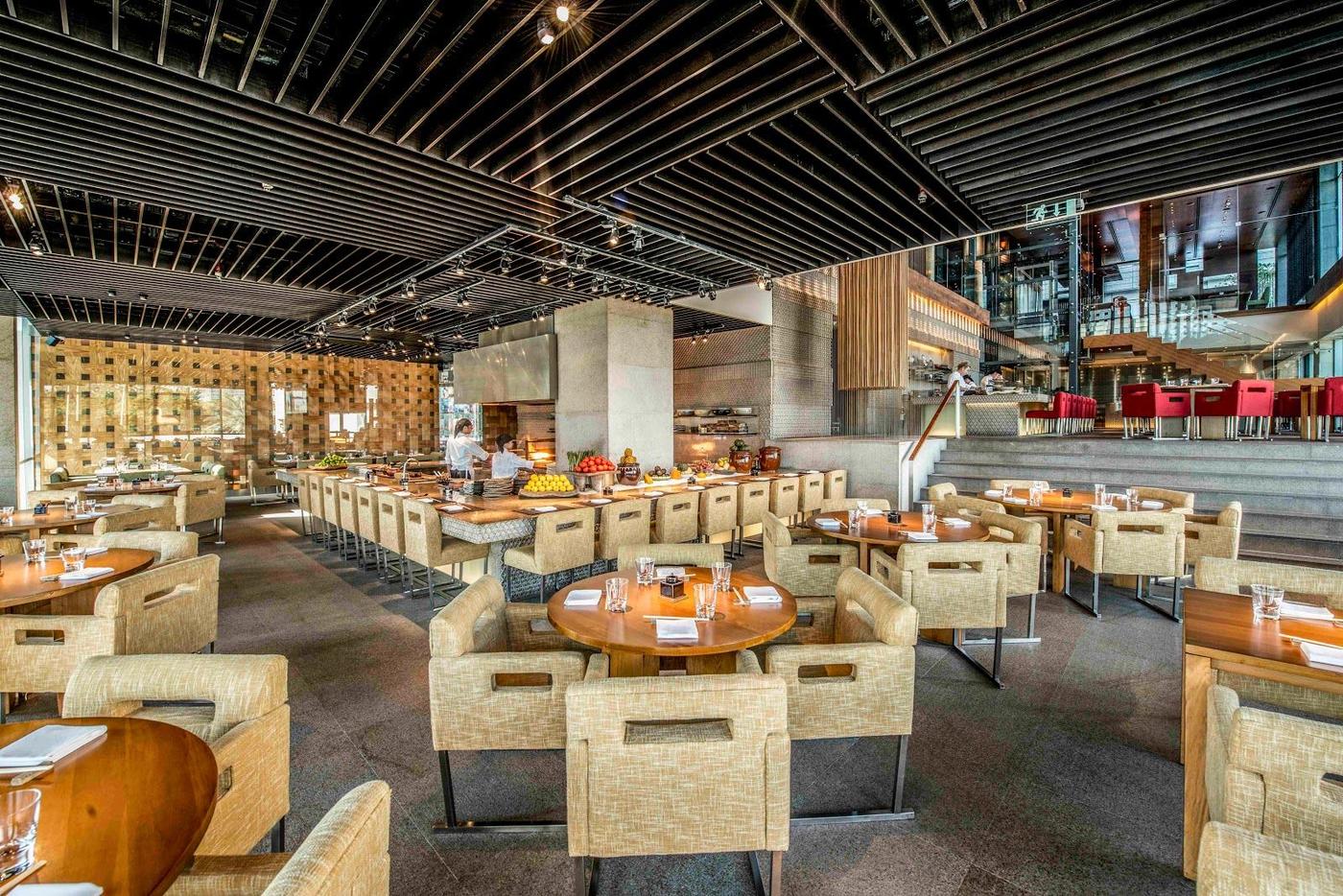 Zuma Dubai cocktail bar interior, DIFC Dubai