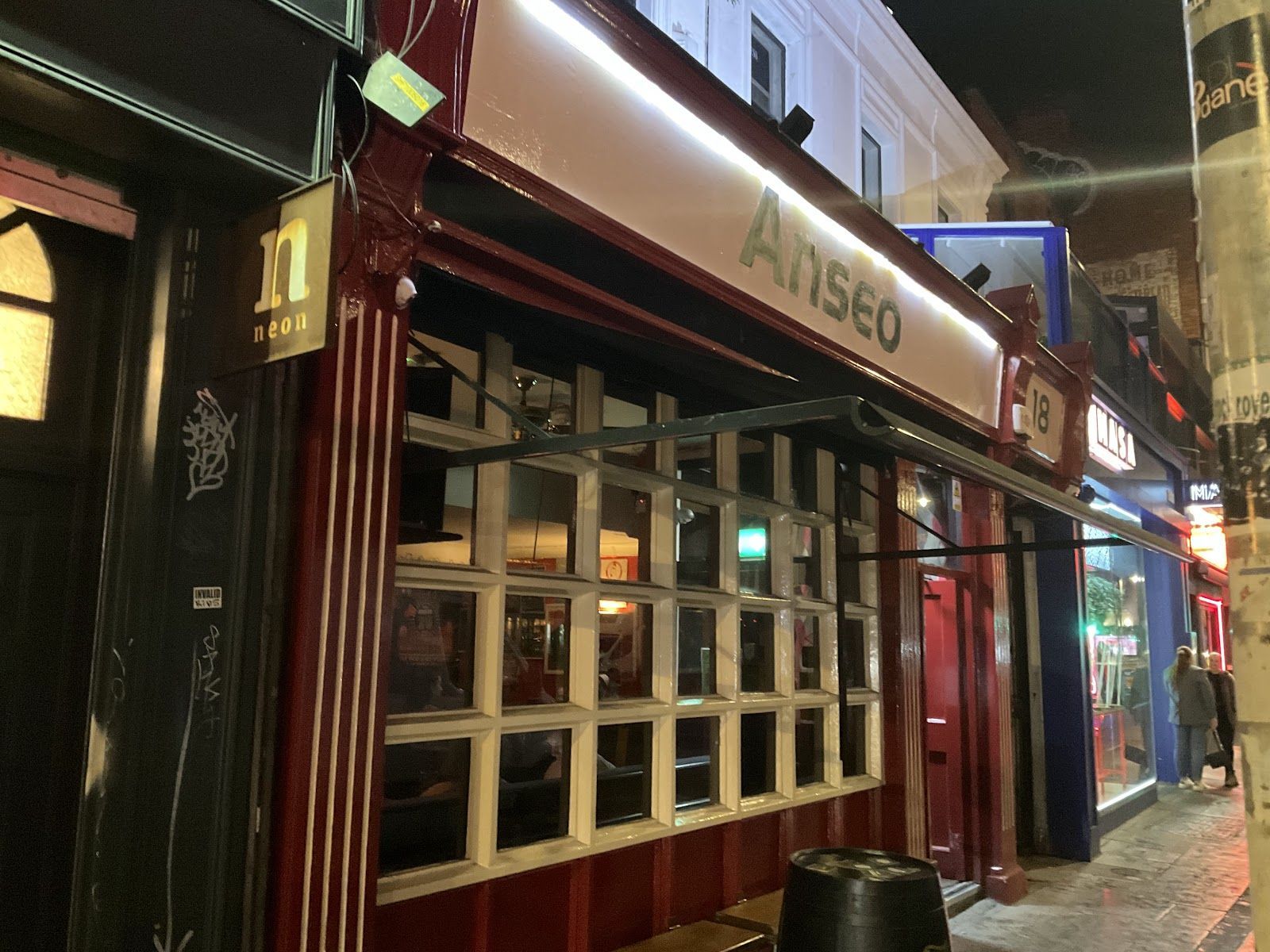 Anseo bar interior, Camden Street, Dublin