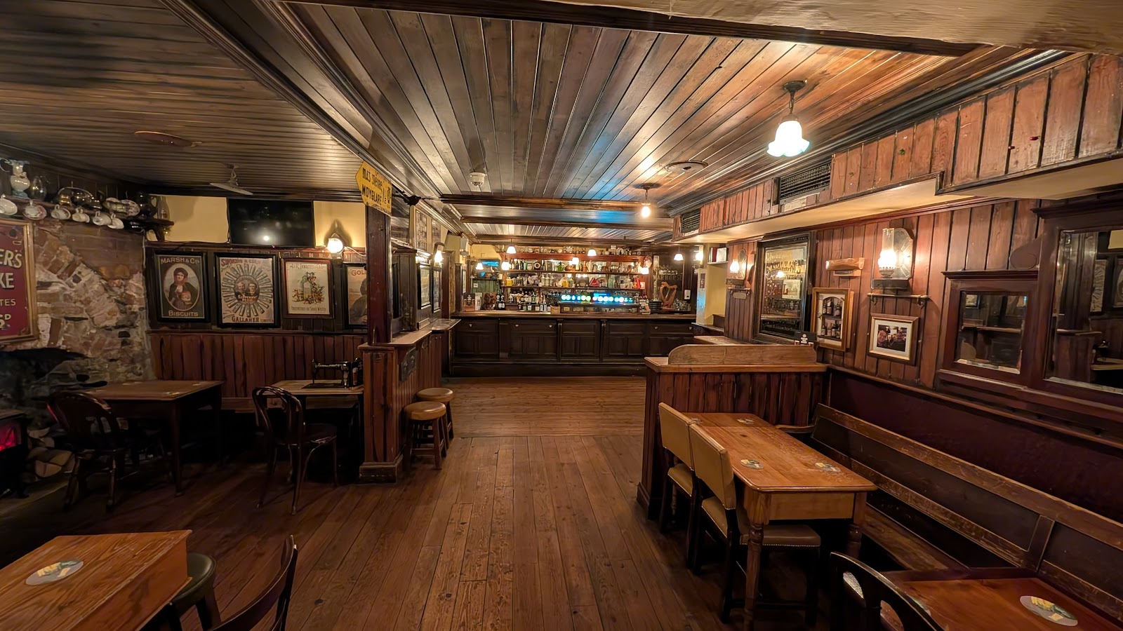 Quayside Dublin pub interior at The Ferryman on Sir John Rogerson's Quay