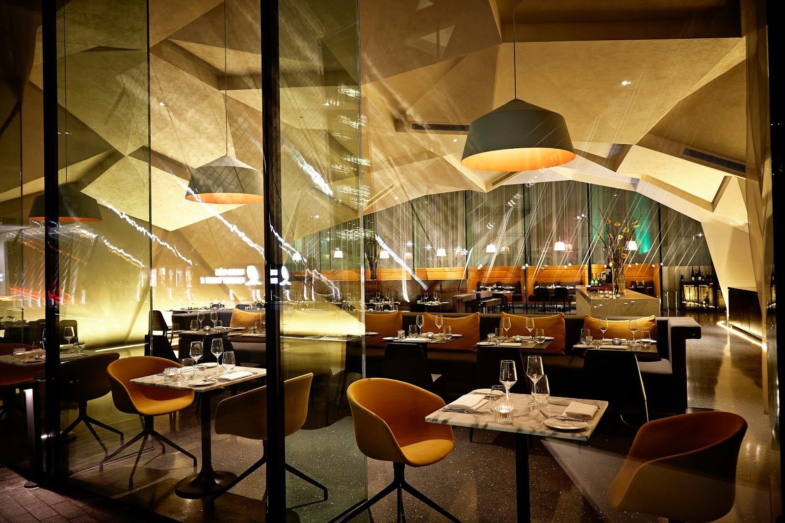 The Marker Rooftop Bar Dublin bar interior