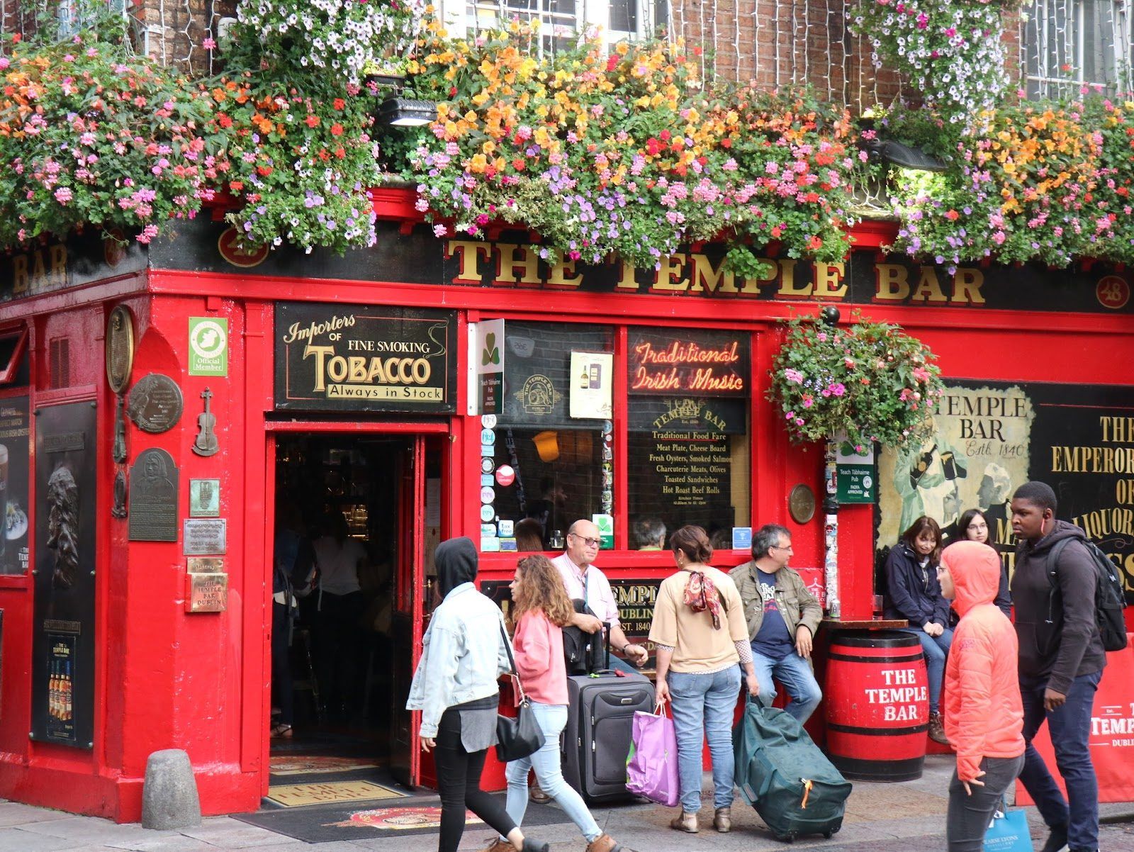 The Temple Bar Pub Dublin bar interior