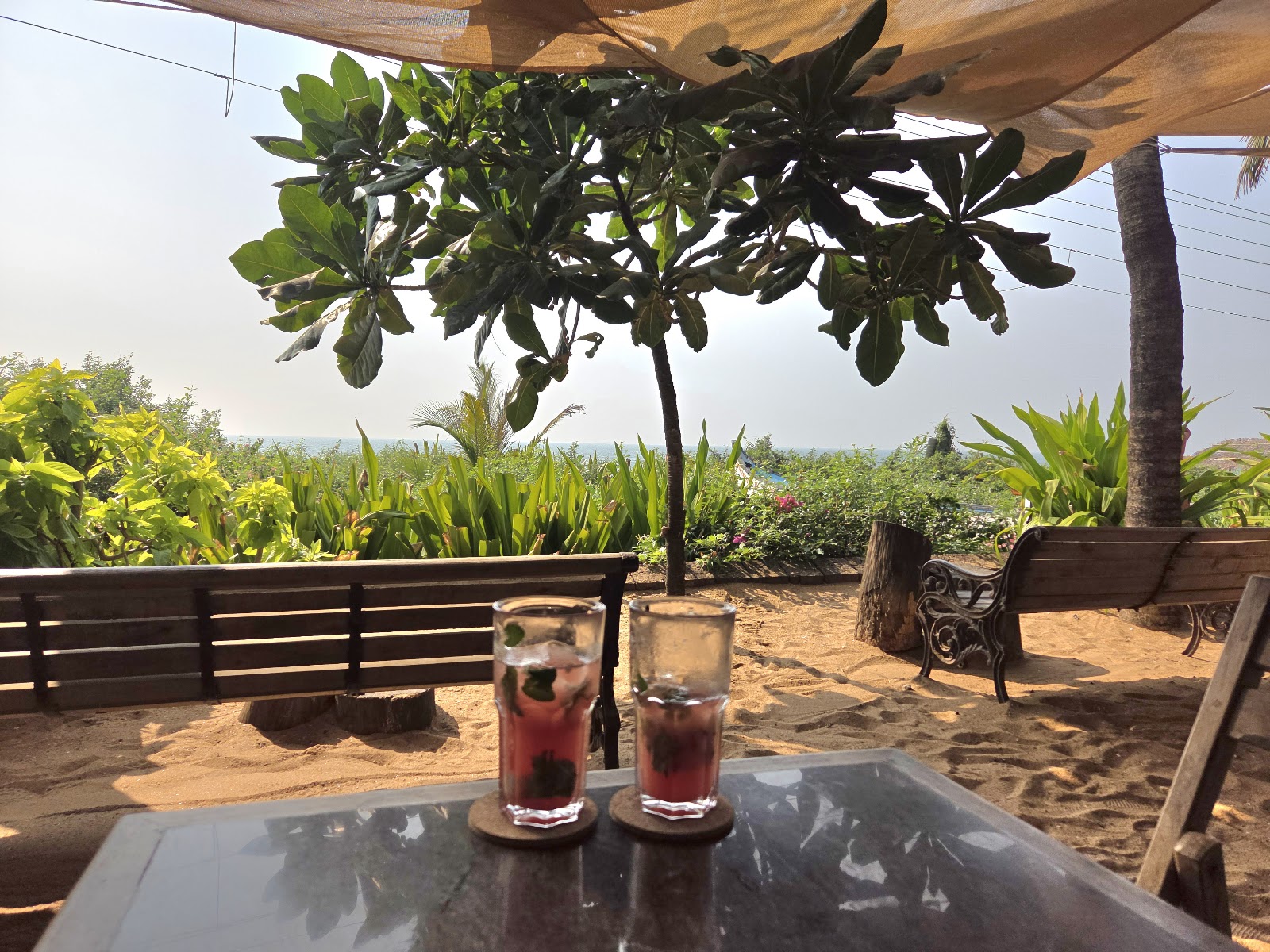 Pousada by the Beach Goa bar interior