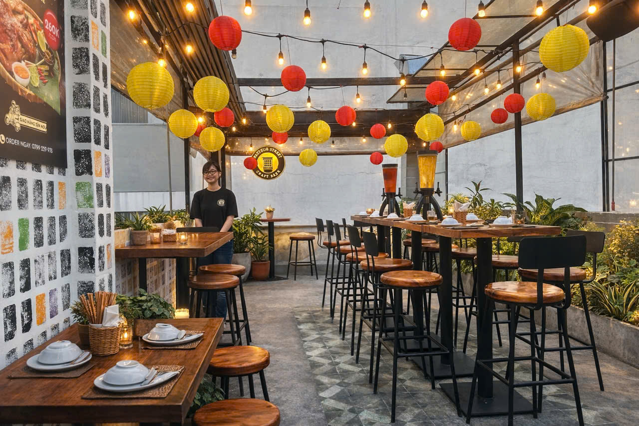 Pasteur Street Brewing Ho Chi Minh City bar interior
