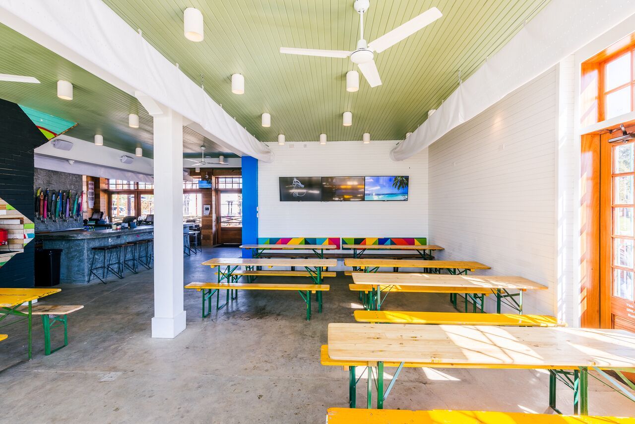 Axelrad Beer Garden Houston bar interior