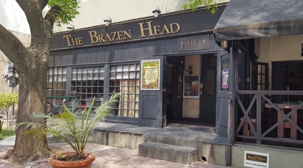 The Brazen Head Sandton Johannesburg bar interior