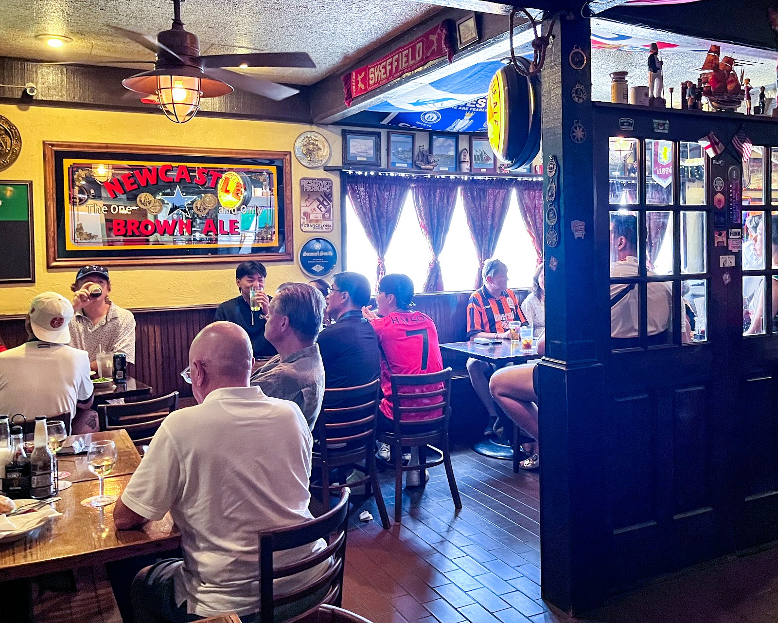 Crown and Anchor traditional British pub interior, Las Vegas