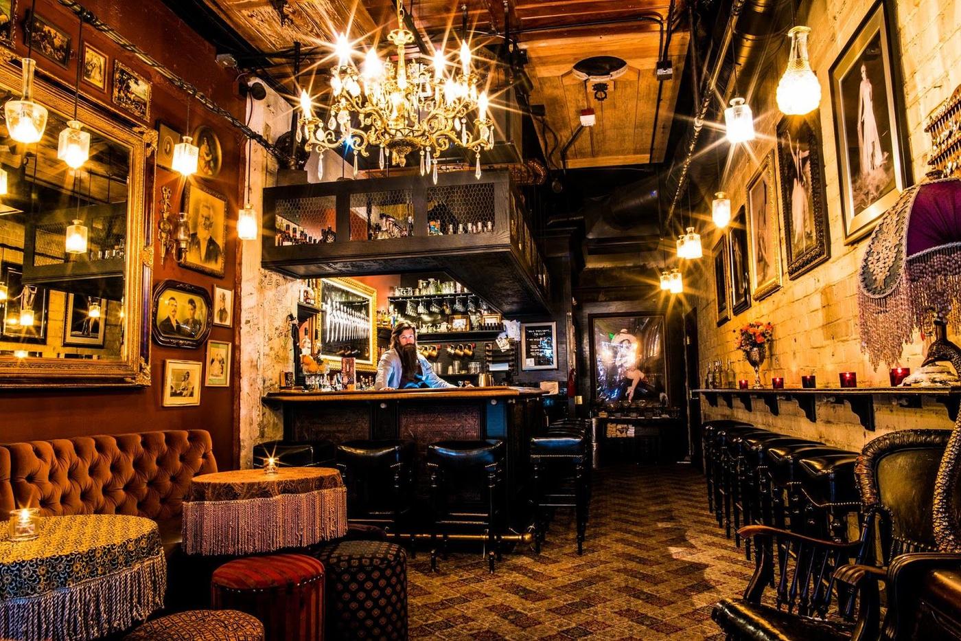 The Laundry Room speakeasy cocktail bar, Downtown Las Vegas Fremont East