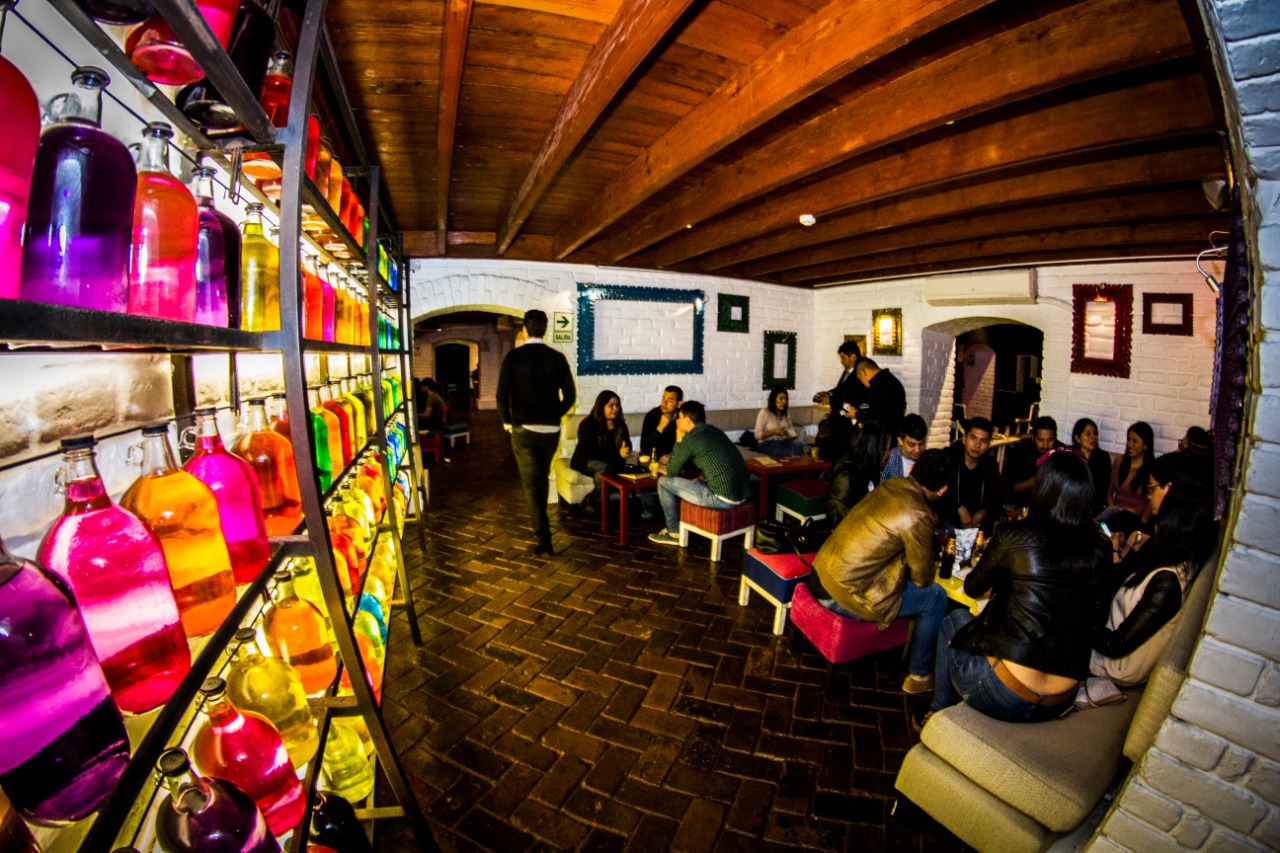 Ayahuasca Lima bar interior