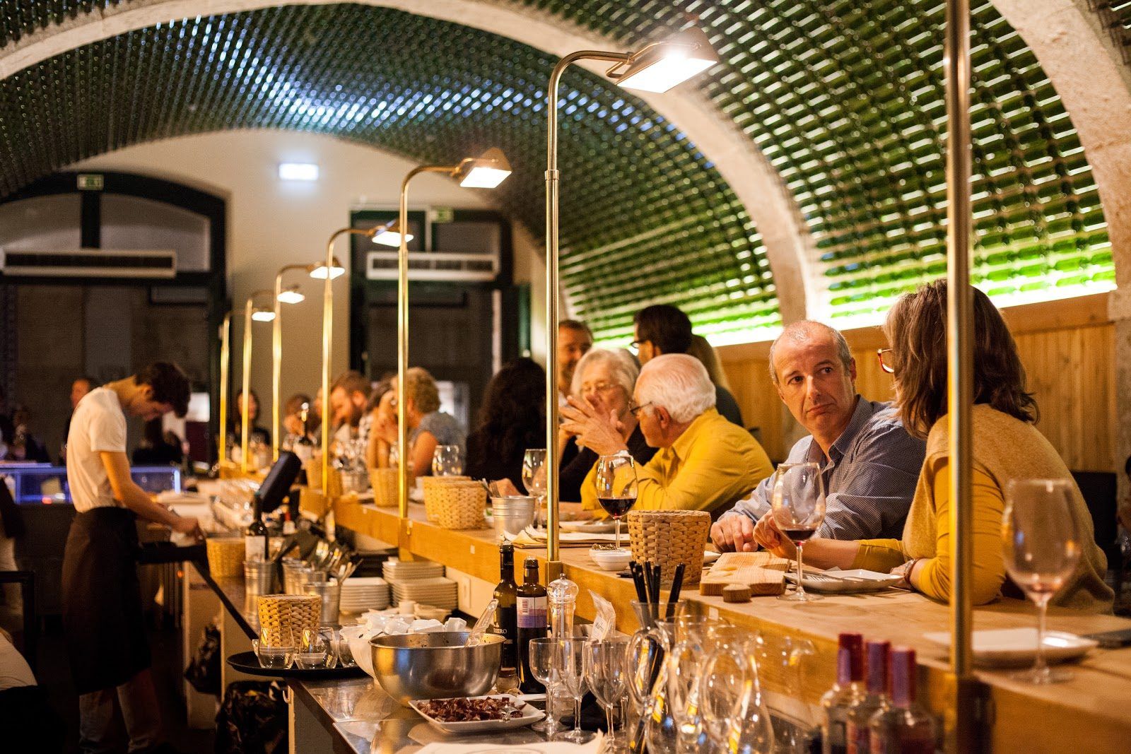 By the Wine Jose Maria da Fonseca Lisbon bar interior